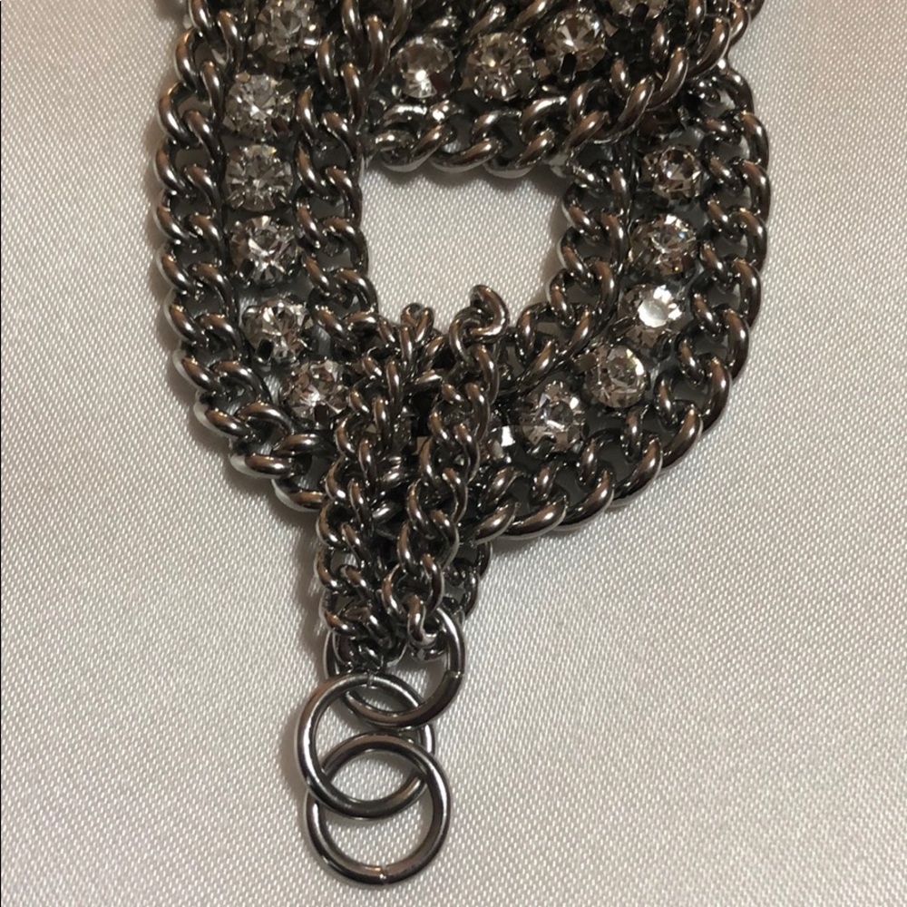 Stella & Dot Silver Rhinestone Bracelet View 3